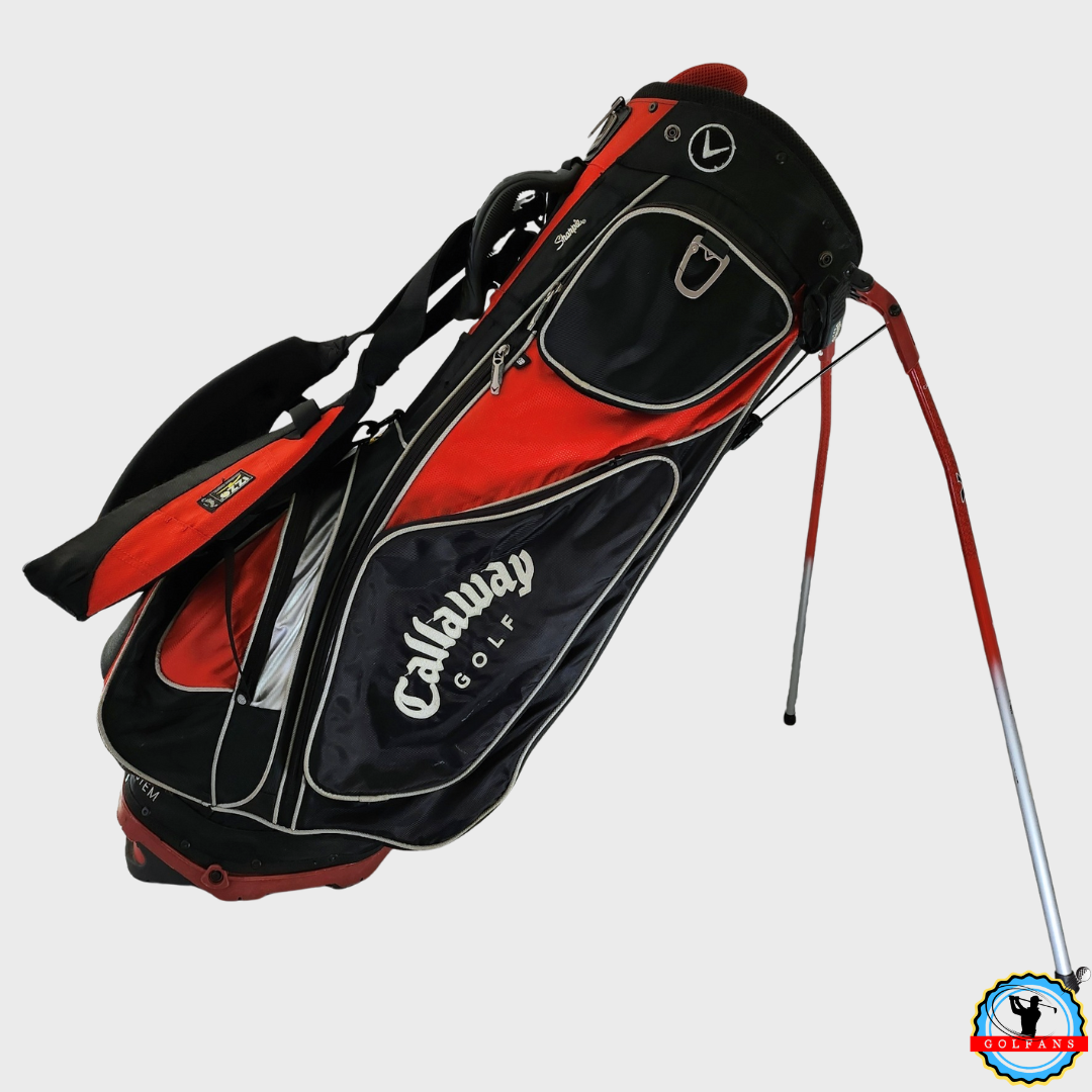 Callaway Xi Terra Firma Stand 7Way Stand Golf Bag Red Black (Please