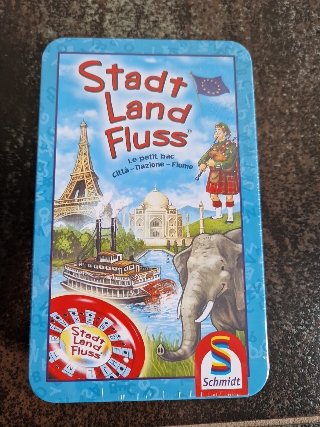 Thumbnail - Stadt, Land, Fluss In Metalldose