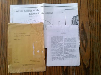 Geology  Vermont New York Bedrock 5 Complete Sets Survey Maps Inserts Homeschool