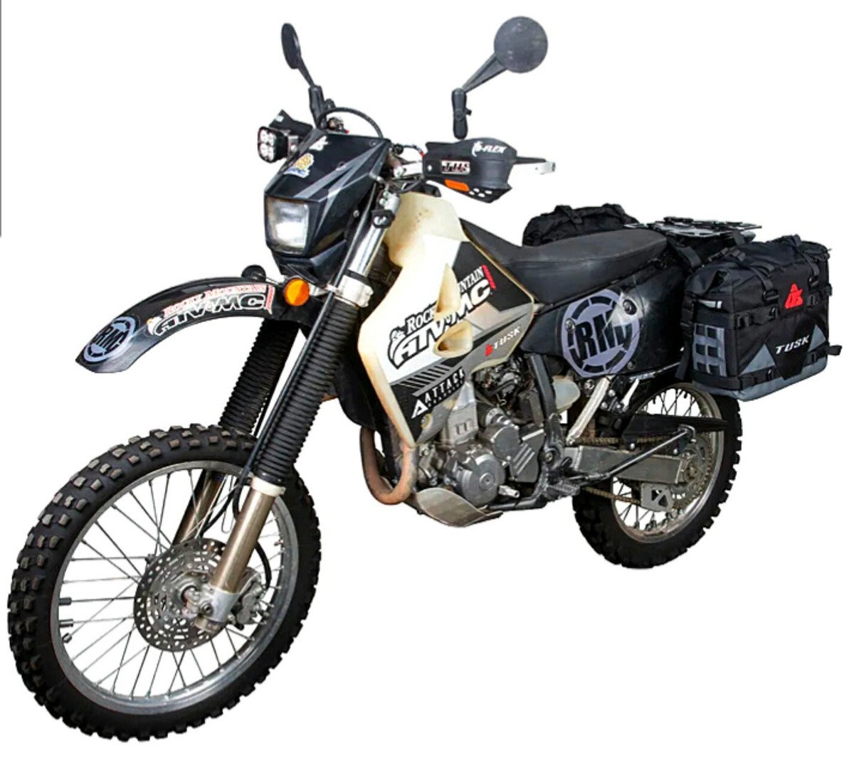 Tusk Pannier Racks With Pilot Bags For SUZUKI DRZ400S DRZ400SM