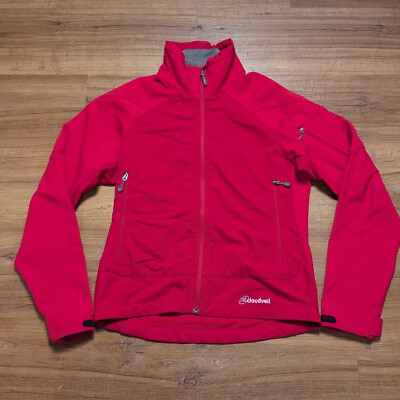 Cloudveil Soft Shell Jacket Women's Small Red Full Zip Winter Pockets