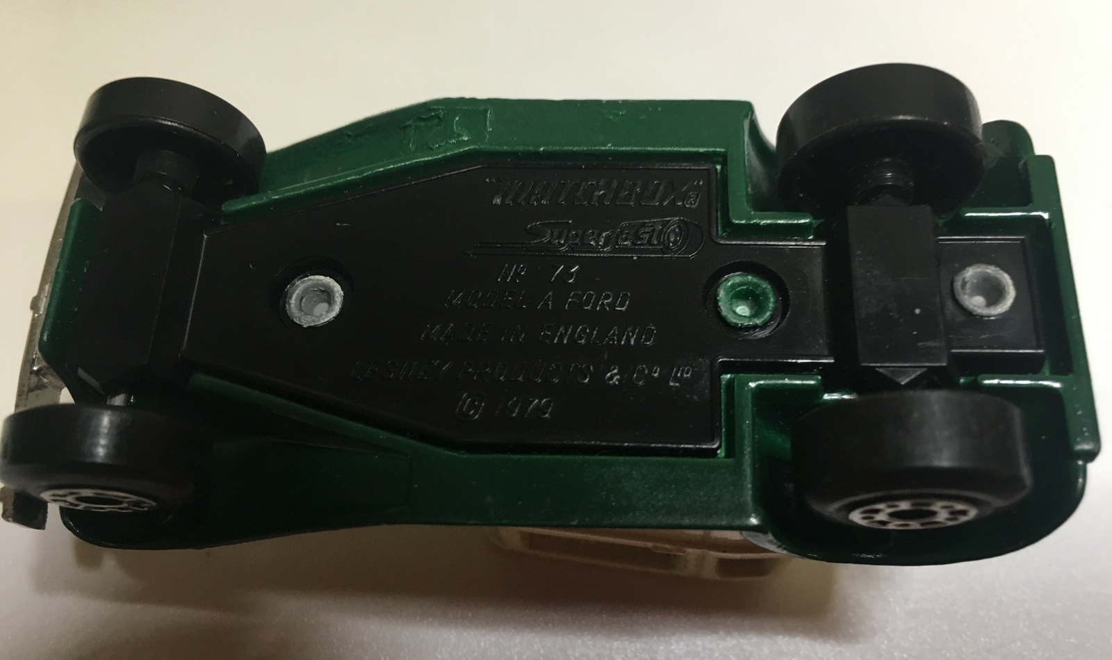 (2) 1979 MATCHBOX MODEL A KELLOGG'S CARS, 46 OFF