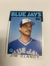 1986 Topps Toronto Blue Jays Jim Clancy