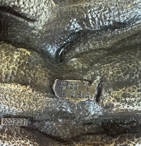 NRA Golden Eagles Hebilla de Cinturón NUEVO STOCK ANTIGUO - Hecho en EE. UU. - Dorado y Plata - Imagen 7 de 7