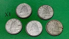 Lot Of Canada 80% Silver 10 Cents Circulated Dime   KING GEORG it Is…
