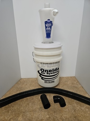#ad Oneida Air Systems Dust Deputy Cyclone Separator Kit with Buckets and Hose $69.99
