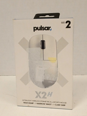 Pulsar X2H Wireless Symmetrical eSports Mouse - Size 2 (Med), White  *NO DONGLE*