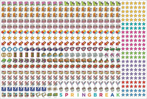 Organisateur et calendrier famille More Time Moms, 2026 (15 x 22 pouces) - Bleu  - Photo 5/7