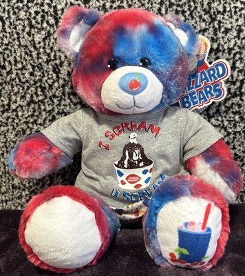 NWT 2011 Build-a-Bear DQ Beary Cherry Blizzard Bear w/ DQ Tshirt And Undies