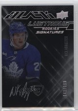 2022 SPx UD Black Lustrous Rookie Signatures 141/199 Nicholas Abruzzese Auto mq5