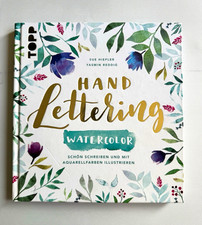 TOPP Hand Lettering Watercolor gebunden Deuts...