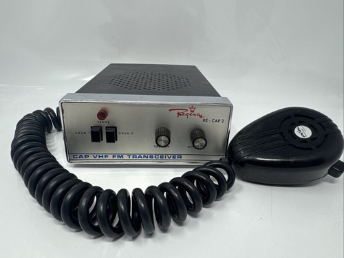 REGENCY RE-CAP-2 CAP VHF FN TRANSCEIVER With Microphone - Untested