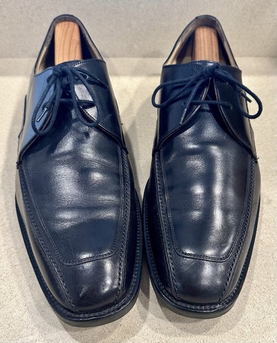 Johnston & Murphy Signature Series Mens Black Leather Split Toe Oxford Size 9.5 - Picture 3 of 6