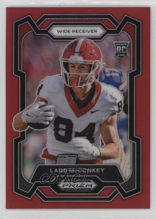 2024 Panini Prizm Draft Picks Red Prizm 271/299 Ladd McConkey #180 uk2