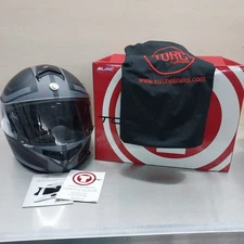 T27B Torc Motorcycle Avenger Helmet Bluetooth Street Hi Viz Medium Blade SEE NOT