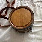 New ListingPirate/RenFaire/Cosplay Reproduction Wooden Rum cask w/ Leather Straps Militaria