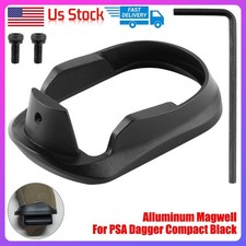 NEW Flared Aluminum Magwell Fit for PSA Dagger Compact - Black High Quality