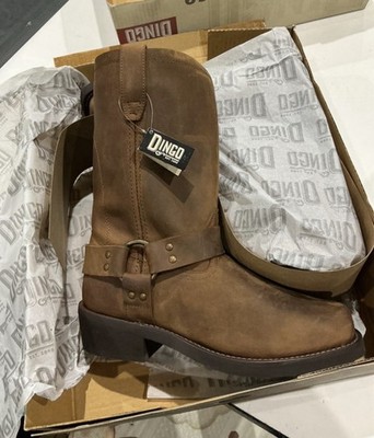 Dingo Men s Jay All Over Gaucho Nutty Mule Harness Boots. Size 9