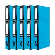 Image of Pukka Brights Box File Foolscap Blue (Pack of 10) BR-7777