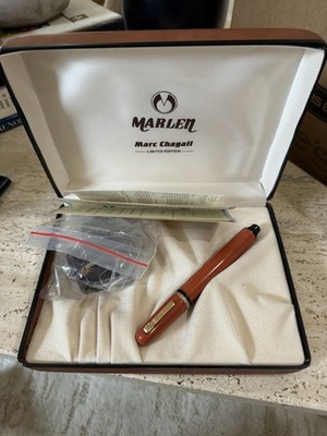 Marlen LE Marc Chagall Fountain Pen in Red Carnelian Ebonite NOS #114/196