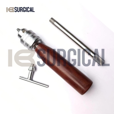 Orthopedic Hand Drill With Chuck & Key Orthopedic Veterinary Surgery Instruments