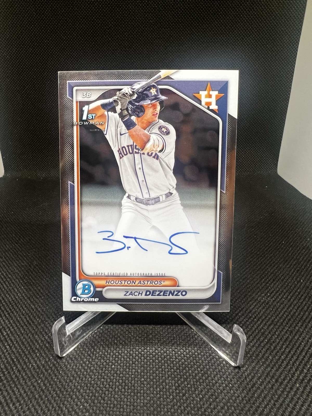 2024 Bowman Chrome Zach Dezenzo Auto 1st #CPA-ZD Astros