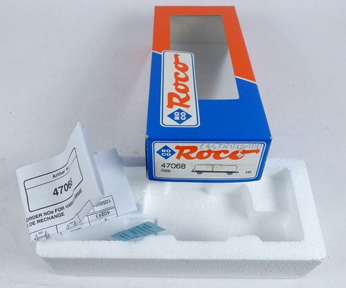 ROCO 47068 LEERKARTON Kesselwagen Güterwagen ÖBB Spur H0 OVP HO Leerverpackung ! | Zustand: Gebraucht