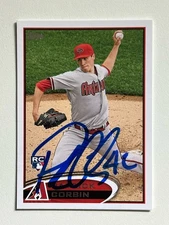 Patrick Corbin 2012 Topps Update #US16 Arizona Diamondbacks Autograph Signed Aut