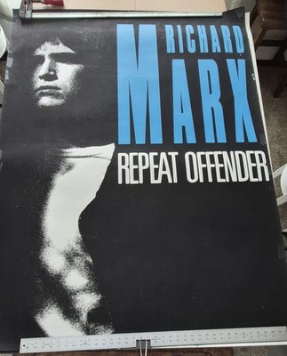 Richard Marx Repeat Offender Promo Poster 1989 - 44'' x 59''
