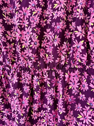 Nobody's Child Dee Dee Midi Dress Purple Floral UK 14 - NEW - Picture 5 of 7