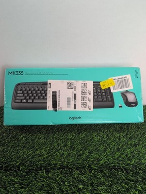 Logitech MK335 Wireless Keyboard and Mouse Combo - Black/Silver NEW