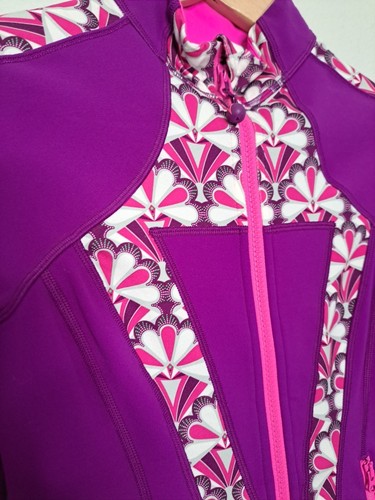 ivivva athletica Lululemon Girls Purple Perfect Your Practice Full Zip Jacket 12 - Picture 5 of 19