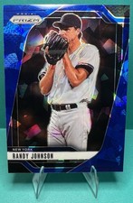 2025 Panini Prizm - Blue Cracked Ice Prizm Randy Johnson No.43 YANKEES