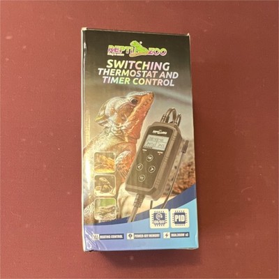 REPTI ZOO Switching Thermostat and Timer Control for Reptile Enclosures