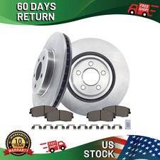 Ceramic Brake Pads Front Rotors Kit For Chrysler 300 2005-2019