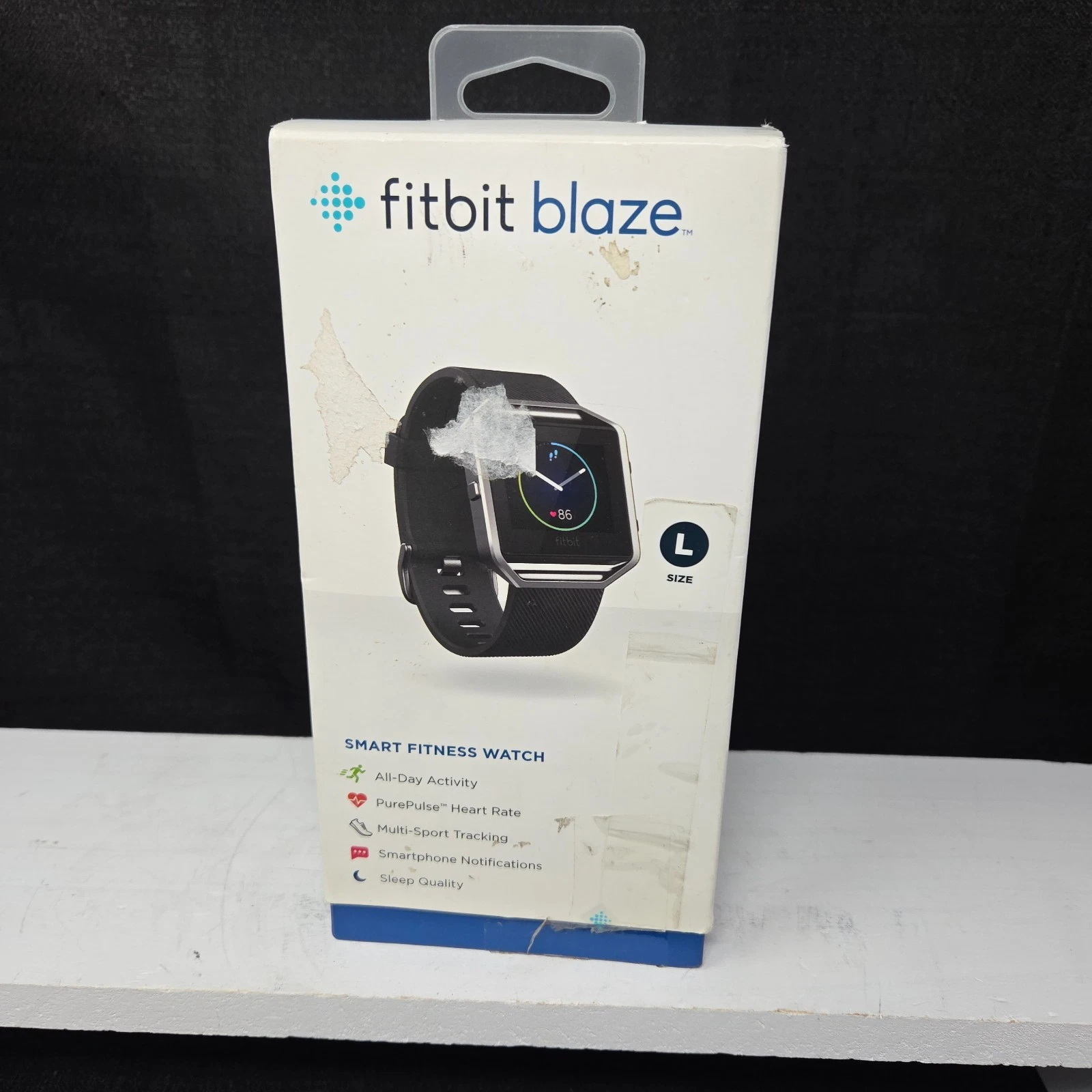 Fitbit Blaze Smart Fitness Watch Large – Black (FB502SBKL) w/ Box