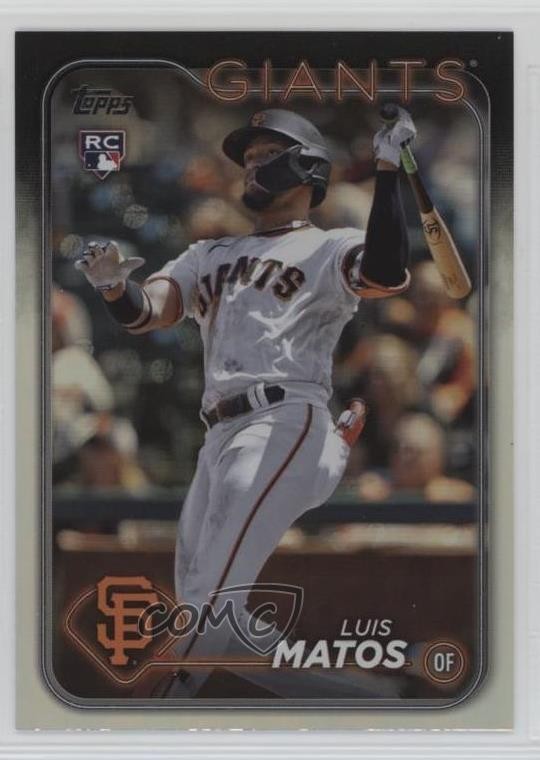 2024 Topps Series 1 Rainbow Foil Luis Matos #28 Rookie RC 0d2d