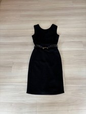 USED GUCCI BLACK SLEEVELESS DRESS, SIZE GOOD