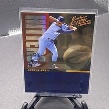 2005 Leather & Lumber George Brett Hitters Inc. Silver Holo #19/100