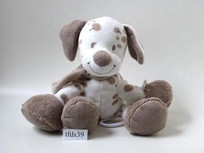   Nattou Hund Max Dalmatiner Spieluhr    Melodie ''La le lu''  Stofftier (T233)
