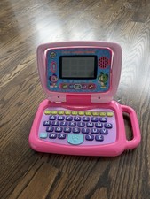 PINK LEAPFROG 2-IN-1 LAPTOP  TOUCH LEARNING PAD EDUCATIONAL TOY GIFT