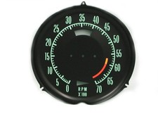1968-1971 Corvette Face Tachometer-6000 Redline 1968-1971 Corvette Face Tachometer-6000 Redline