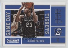 2017-18 Panini Contenders Draft Picks Game Day Tickets Justin Patton #14 0g4