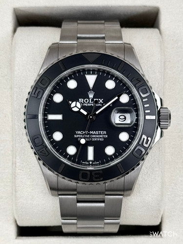NEW 2025 Rolex Yacht-Master 42mm 226627 Titanium Intense Black Dial Oyster