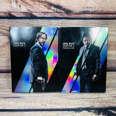 John Wick Chapters 2-3 With Slipcovers Keanu Reeves New & Sealed