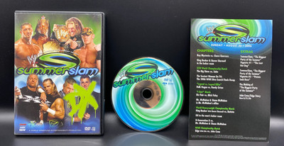 WWE Summerslam 2006 DVD with Insert Edge vs John Cena Hulk Hogan vs Randy Orton