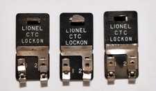 QTY THREE 3 PW Lionel CTC Lockons for O/O-27 Gauge Track VG Condition