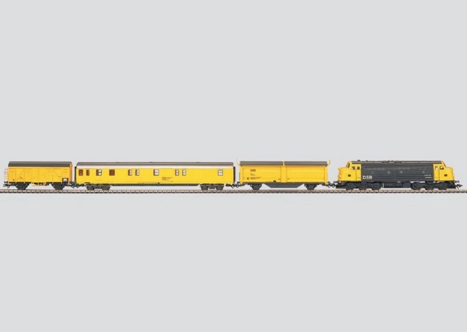 Märklin: Diesel Loco w/Railway Maintenance Cars Set of the DSB / #28461 - Image 3 of 4