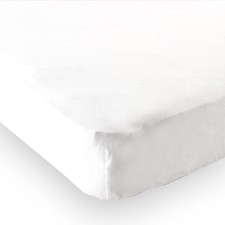 Unisex Baby Fitted Portable Crib Sheet White Soft Bedding One Size
