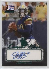 2021 Leaf Pro Set Power Emerald Spectrum Foil /50 Jeff Sims #CK-JS1 Auto 11p9